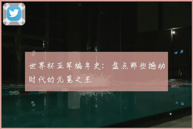世界杯亚军编年史:盘点那些撼动时代的无冕之王